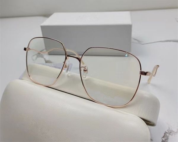 

eleglant women model-style metal square fullrim glasses with clear lens sunglasses frame 55-17-145 for prescription fullset packing case, Black