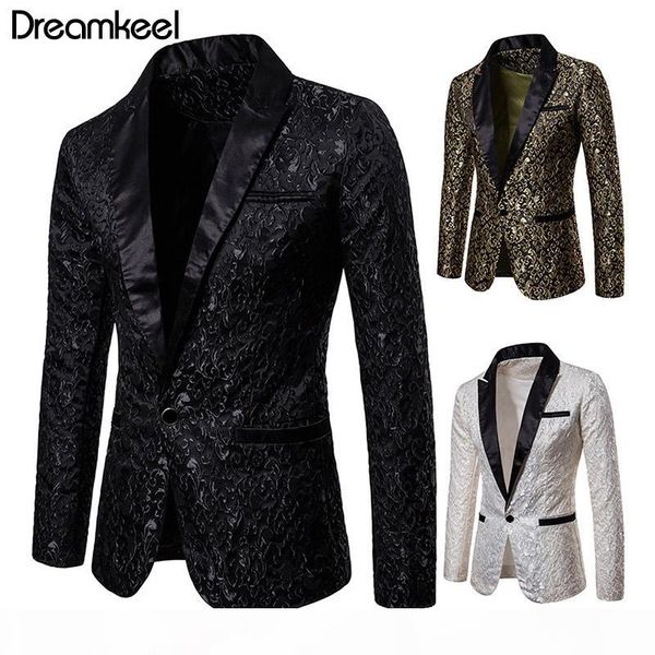 

slim fit blazer men 2019 new arrival mens floral blazers floral prom dress blazers elegant wedding blazer and suit jacket men y, White;black