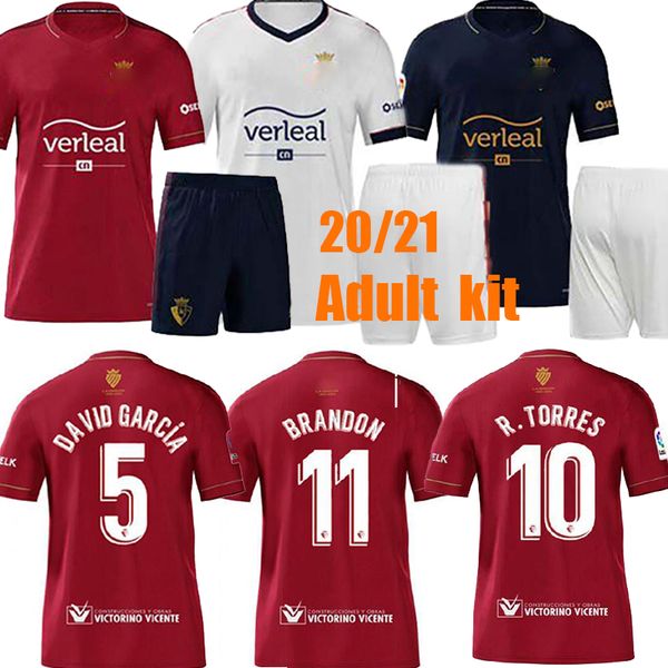 

20 21 osasuna men kit soccer jersey ca 100th centenary 2020 2021 chimy ávila r.torres rubén garcía estupiñan football shirt, Black;yellow