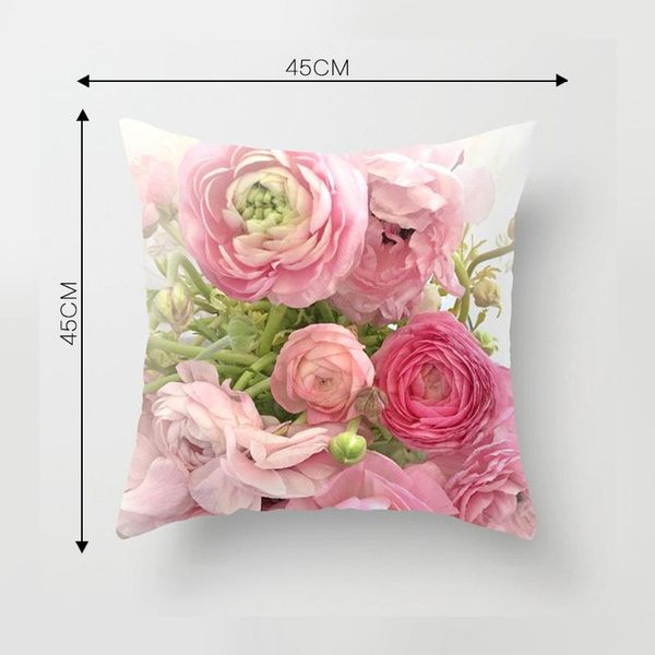 

pillowcase wedding decorations cushion cover polyester peachskin material flower letter print pillowcases party home decor bbyvdg