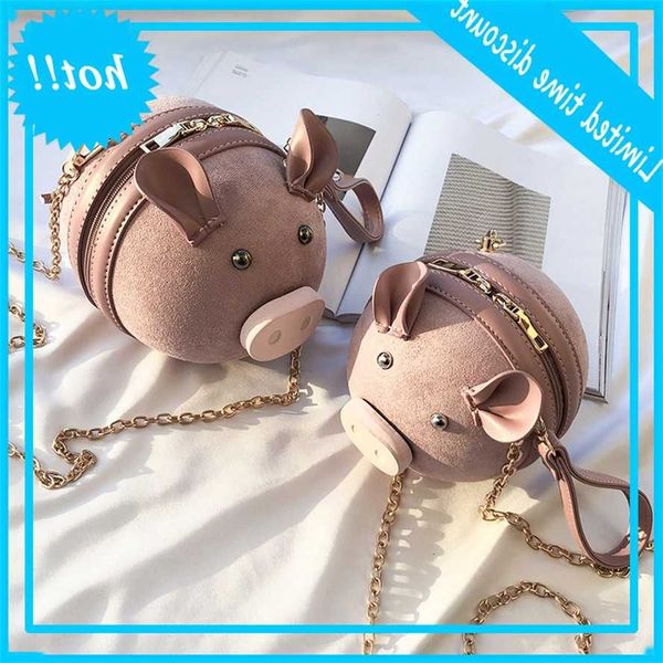 

cute 2020 new fashion trend piggy korean versatile one shoulder portable chain pu bag