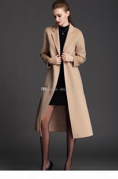 

2019 black friday sale x-long black camel winter jackets womens wool coat ladies cashmere wool coats outerwear coats