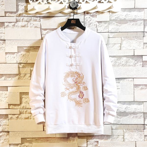 

2021 new spring chinese hoodie of hip hop punk men sweater streetwear fashion clothes more asian size m-5xl tbfi, Black