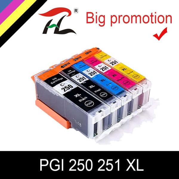 

ink cartridges htl pgi250xl cli251xl cartridge compatible for canon ip7220 8720 mg5420 mx922 mx722 ix6820 mg5620 mg5520 mg6420 mg6620