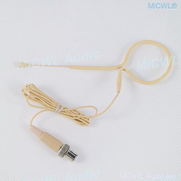 

beige black headset microphone for mipro audio wireless earset mics system 4pin mini lock1