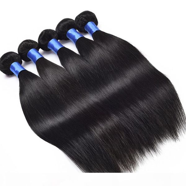 

zf 8-28 дюймов норки бразильские волосы волосы наращивания волос оммре человеческие волосы наполненные народные 100% черные 100 г, Black