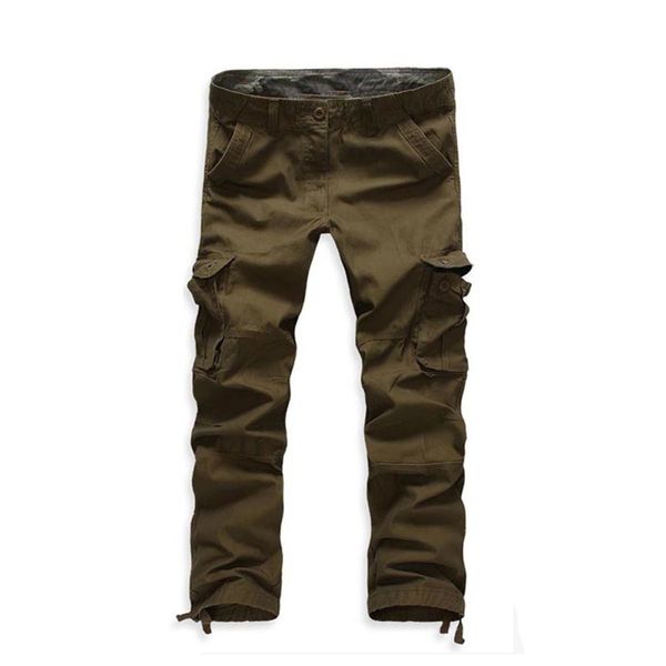 

2019 new men military tactical men's cargo pants baggy trousers 30-44 working clothes, Black