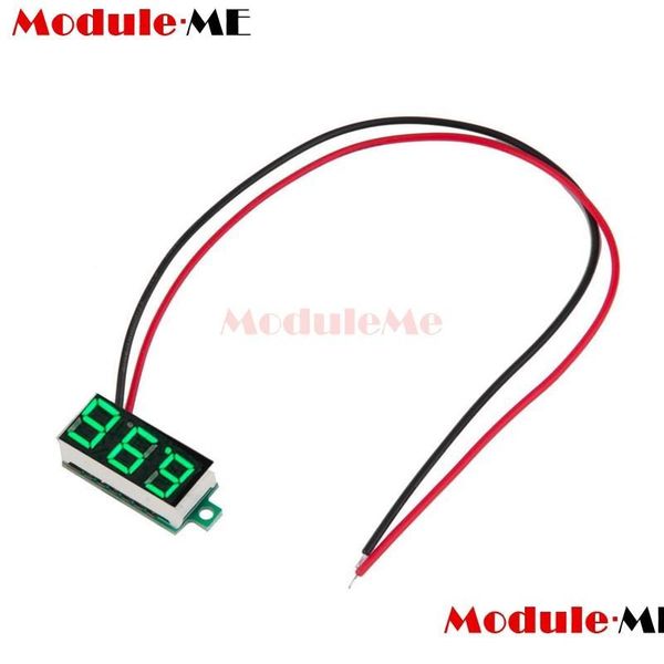 

0.36 inch 2-wire voltmeter dc 4.7~32v mini green led panel voltage meter 3-digital ad jllvwe dayupshop