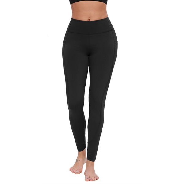 

outdoor fitness women's hip lifting high 2020 waist elastic tights small foot yoga pants, Gray