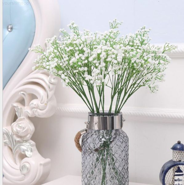 

fake diy artificial baby's breath flower gypsophila silicone plant for wedding home party decoration ju0543