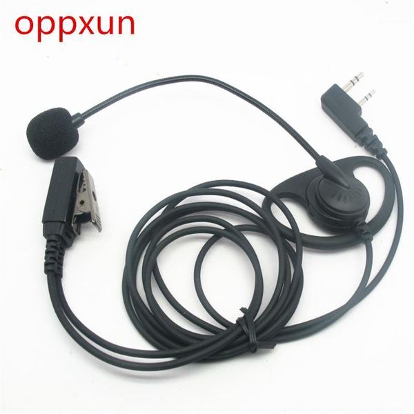 

2020 d earphone with stick for baofeng uv5r uv82 uv888s for tyt walkie talkie1