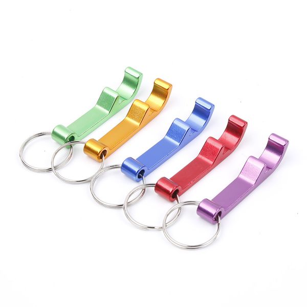 

factory price pocket keychain beer alloy opener aluminium mini multifunctional keyring bottle can openers kitchen bar to