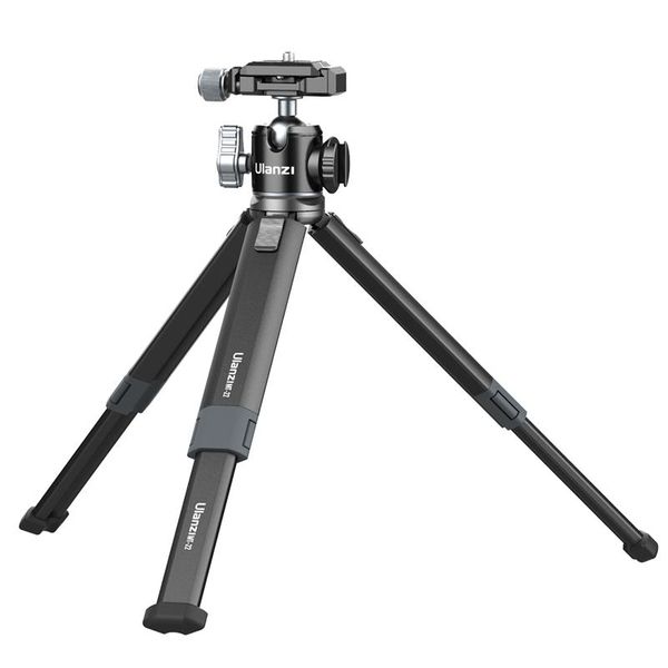 

tripods ulanzi mt-24 aluminum alloy tripod extendable ballhead head with cold shoe for mic light smartphone slr camera