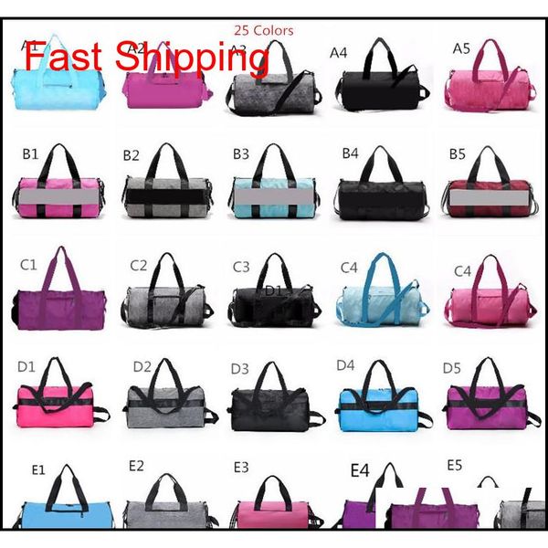 

duffel bag big large storage men women travel bag hangbag waterproof duffel bags luggage bags pink colors fast shipping qwmzu
