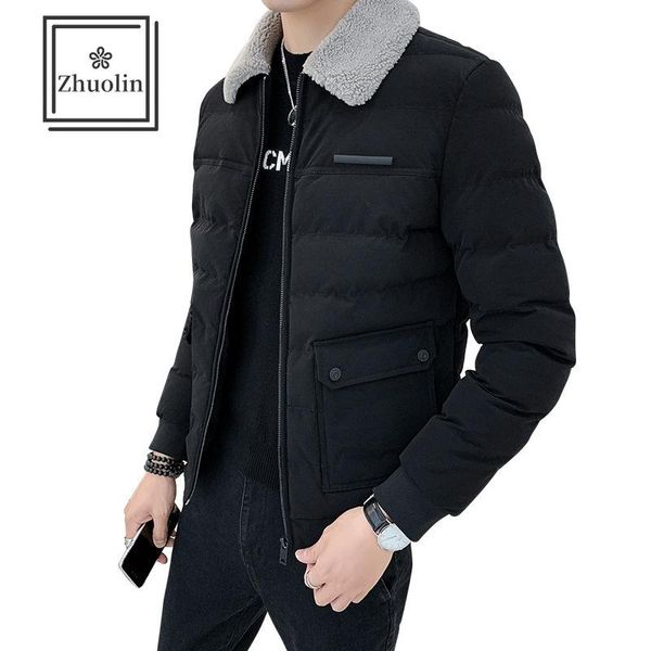 

winter clothes padded men's fashion winter thick 2020 new trend brand, Black