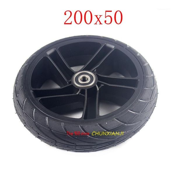 

front and rear scooter solid tire for ninebot es1 es2 electric scooter kickscooter 8 inch 200x50 non-pneumatic tire1