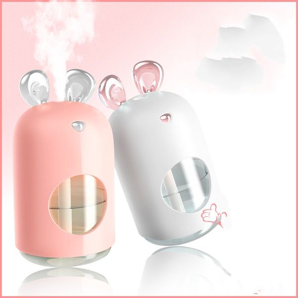 

mouse cute water supply instrument mini deskvehicle silence spray air moisture humidifier usb 250ml atomizer purifier new 23yf m2