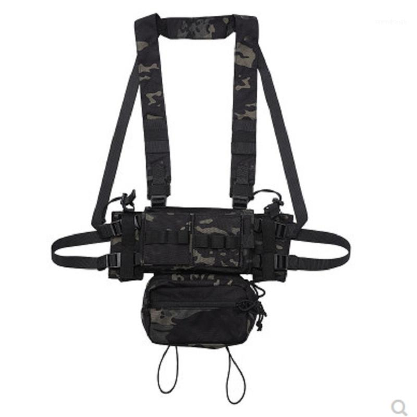 

waist support multifunctional modular special training belly pocket for tactical vest1, Black;gray