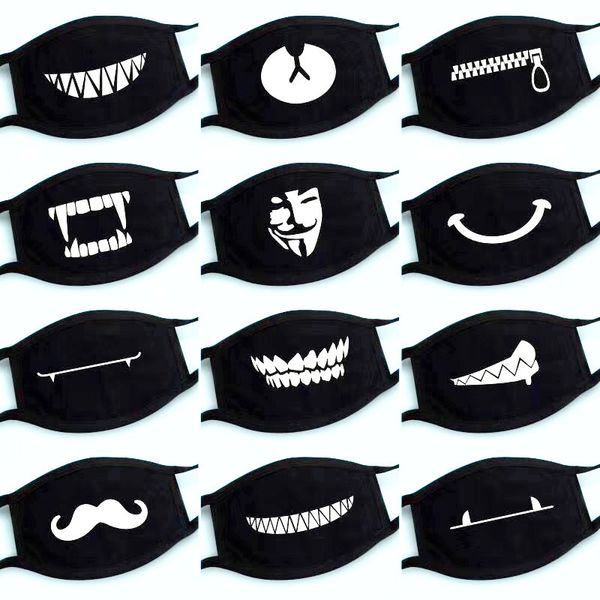

factory price new designer face mask fashion masks customized cartoon skull american flag funny face funny express