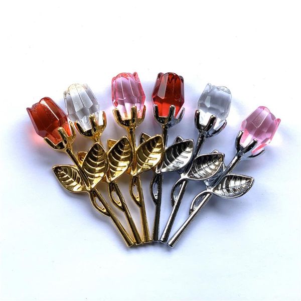 

wedding gift valentines day gift crystal glass rose artificial flower valentine for girlfriend wedding gifts for guest