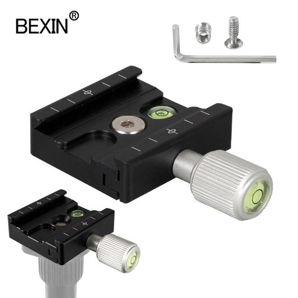 

bexin qr50 camera clamp adapter mount quick release clamp tripod ball head for arca swiss tripod dslr camera plate