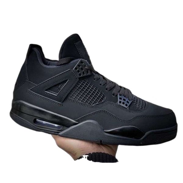 

4 black cat boots version se neon 4s unc men woman basketball shoes with shoes box size 36-47 sneakers
