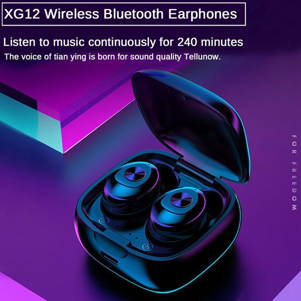 

xg12 xg13 xg15 xg17 tws mini wireless bluetooth 5.0 earbuds earphones in ear stereo headset headphone with charging box for all phone