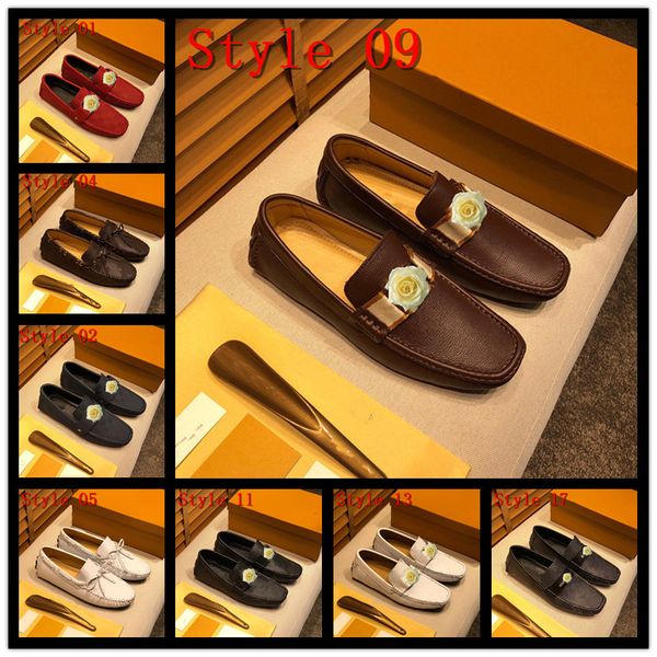 

2021 fashion luxury mens dress shoe leather oxford shoes for designer men business formal men shoes men wedding shoes 38-46, Black