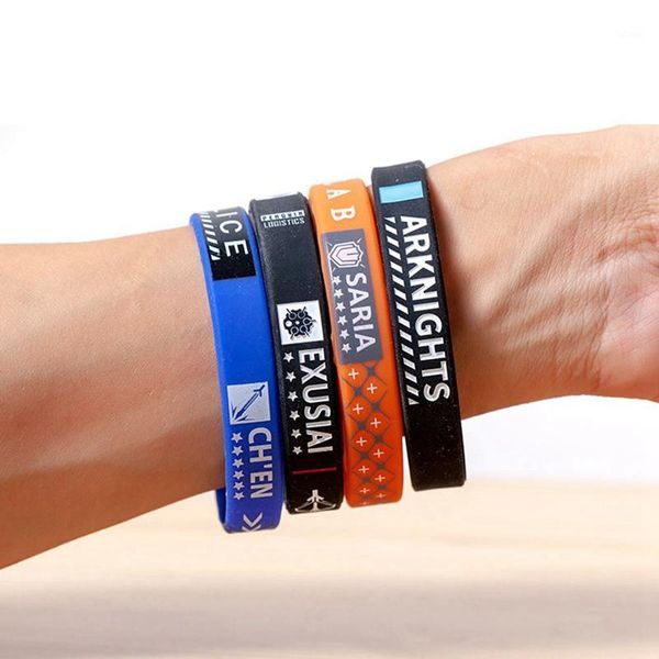

game arknights amiya wristband bracelets jewelry accessories mosquito repellent bracelets1, Golden;silver