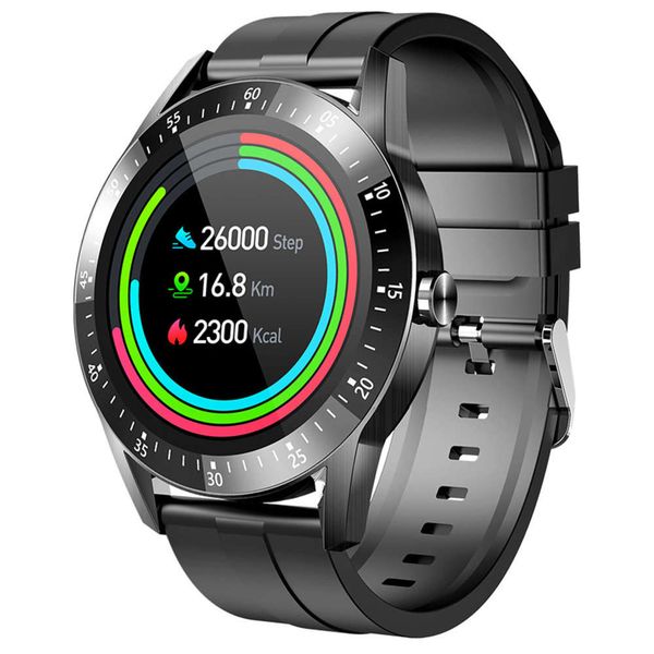 

s11 round screen smart bracelet bluetooth heart rate and blood prsure monitoring exercise information reminder super long standby