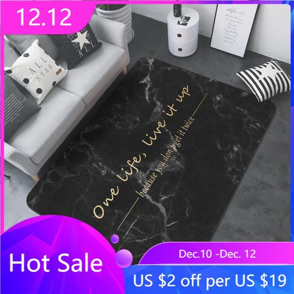 

carpets brief ins marble pattern carpet soft crystal velvet geometric living room bedroom bedside kitchen rug non-slip bath mats tapetes