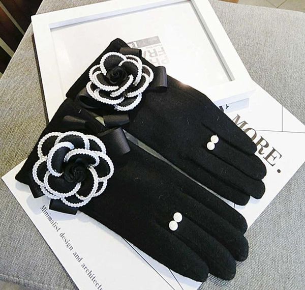 

thick invierno wholesale touch ladies guantes office women cashmere screen gloves muyer soft eldiven casual warm mittens winter bbycu, Blue;gray