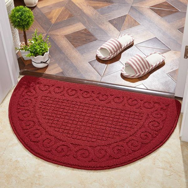 

bath mats semi circular floor mat household anti slip carpet rug kitchen