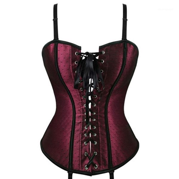

bustiers & corsets womens ladies red femme corset lace plus size s-6xl spaghetti straps bridal lingerie with suspenders1, Black;white