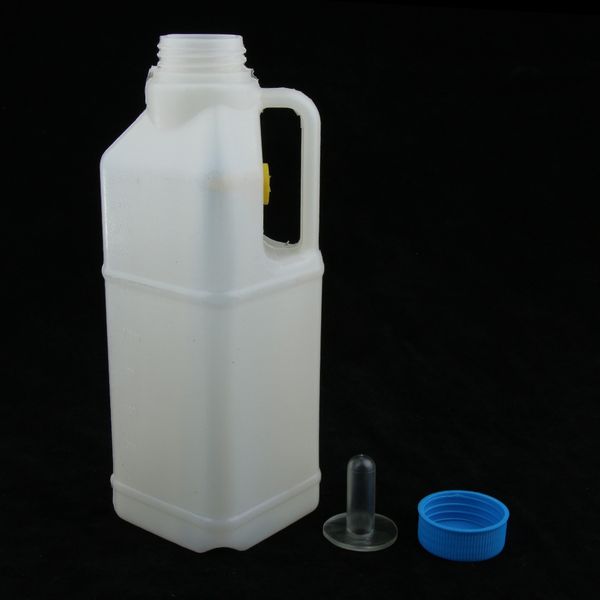 

milk feeding 2pcs bottle 850ml lamb nursing bottle with nipple handle scale