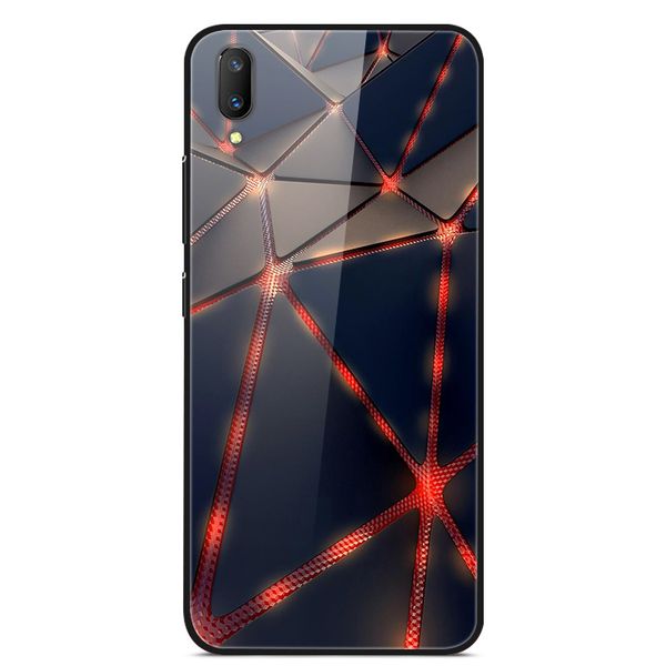

glass cover phone shell back bumper for vivo v11 case series 2