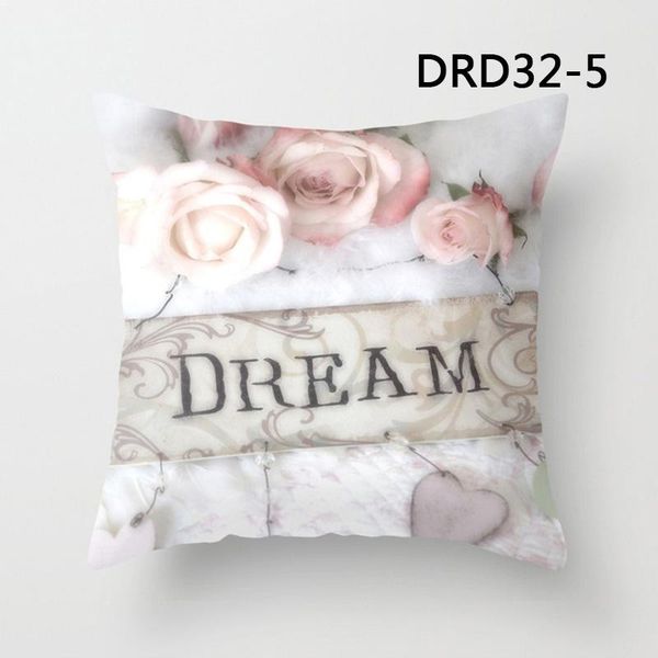 

дешевые наволочки свадебные украшения подушка крышки полиэстер peachskin материал цветок письмо печати наволочки партия home decor bbygut