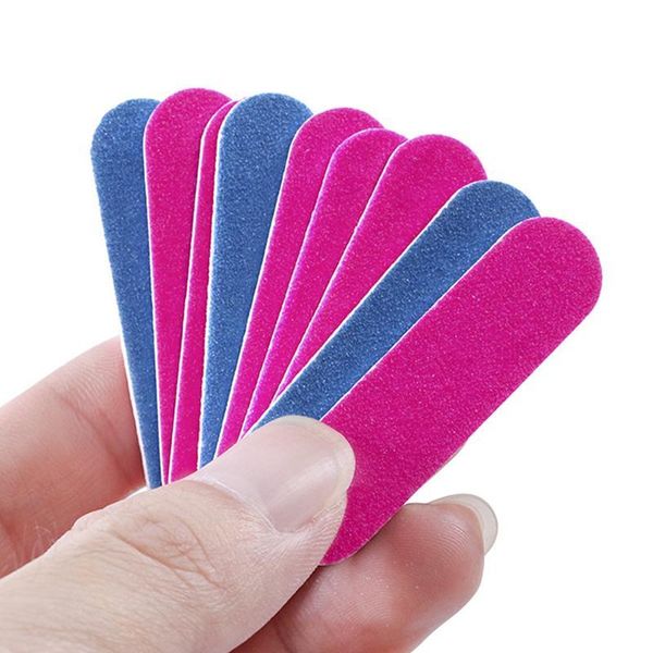 

100pcs double side mini disposable nail buffer files sanding block grit professional manicure pedicure tools n qylmiv