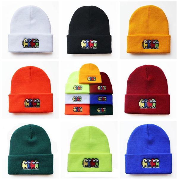

beanie hat among us knitted hat cartoon designers winter hats warm knitted crochet tuque skull cap cycling ski headwear boutique f120204, Yellow