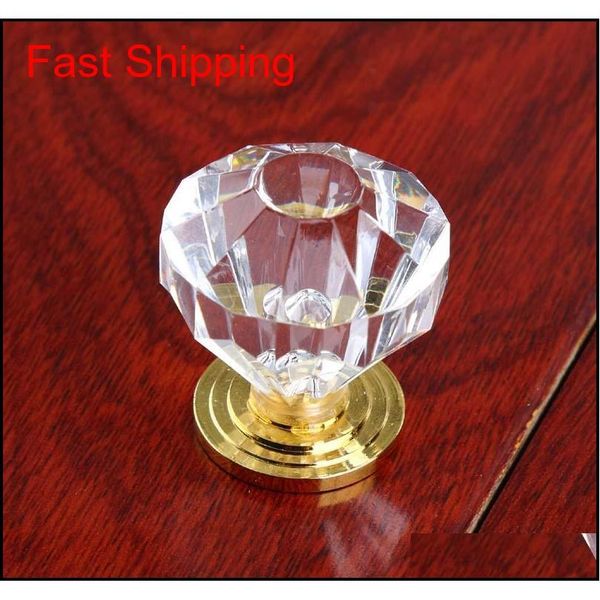 

fashion deluxe diamond head drawer win cabinet knobs pulls clear crystal gold dresser kitchen cabinet qylrci sports2010