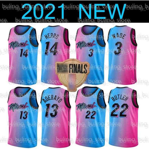 

adebayo butler tyler wade herro jersey 2021 new miami heat dwayne jimmy kendrick dwyane nunn goran dragic mens bam 20 21 city, Black;red