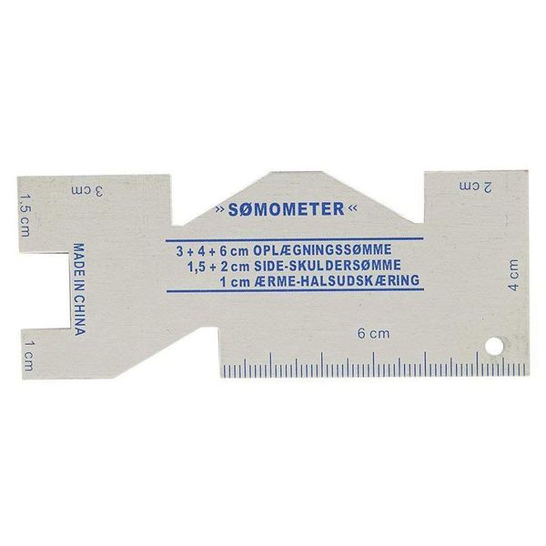 

metal somometer sewing quilting rulers measurement gauge for sewing crafts, Black
