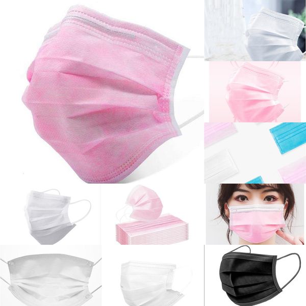 

mask 2 level protective ups anti famask disposable black 95% filtration mouth er dust masks fast u9pv