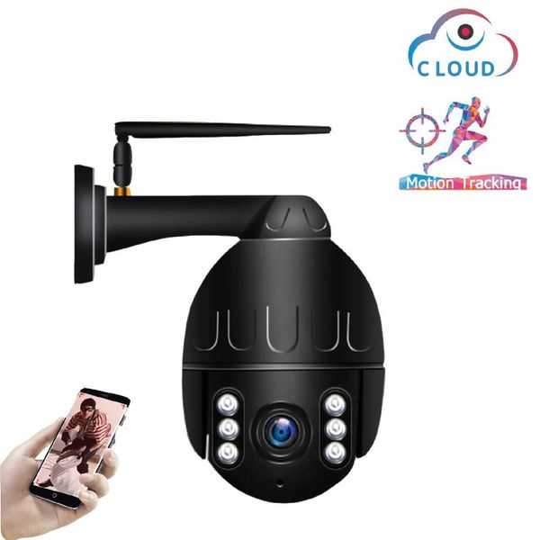 

cameras 1080p ptz speed dome ip camera wifi auto tracking wireless outdoor network cctv security surveillance waterproof