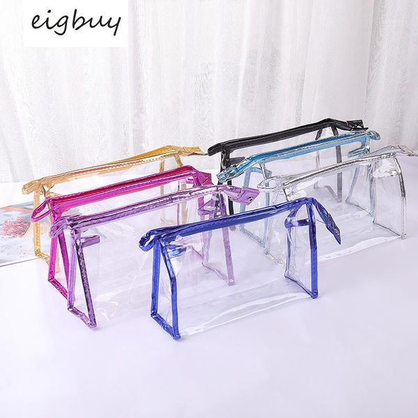 

2020 korean-style transparent pvc cosmetic bag make up bag make up case cosmetictravel1