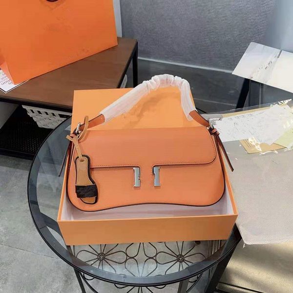 

2021 new female bag girls women genuine leather purses handbags handbag shoulder bags underarm falun baguettes high quality