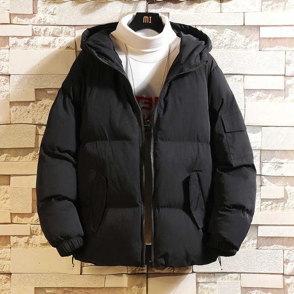 

cotton padded jacket men's fashion in autumn and winter, Black