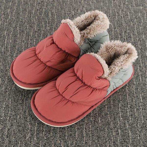 

slippers home women winter fur slides ladies casual plush indoor fluffy soft flats shoes pantuflas mujer1, Black