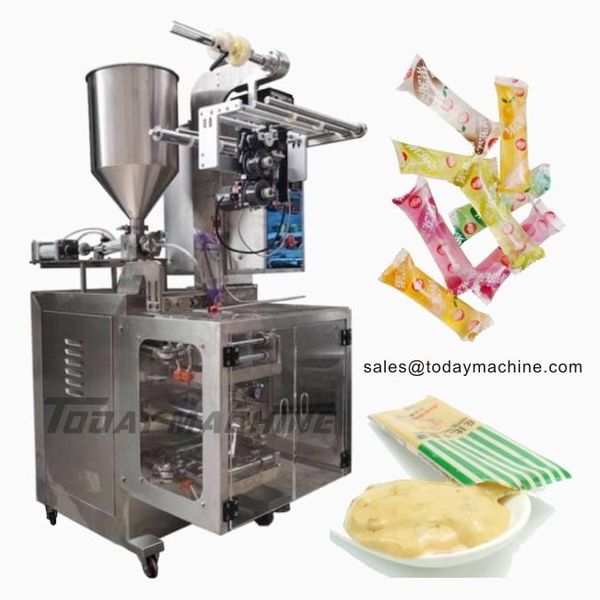 

1-80g automatic peanut butter ketchup honey packing machine