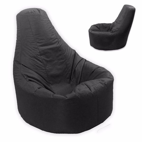 2019 NOVOS 1 PCS Moderna Gamer Solid Sofa Saco Bean Saco Jardim Gaming Gaming Beanbag Ao Ar Livre Cadeira Braço Grande Grande Adulto Sofá1 Sofá1